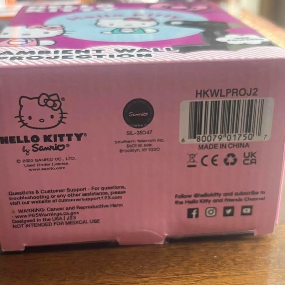 Hello Kitty Ambient Wall Projection USB Powered | Hello Kitty Projector Light - Picture 3 of 4